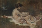Живопись | Игнасио Пиназо Камарленх | Desnudo de mujer, 1902