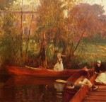 Живопись | Джон Сингер Сарджент | A boating party, 1889