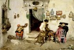 Живопись | Луис Хименес Аранда | Figaro's Shop, 1875