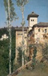 Живопись | Martín Rico y Ortega | La Torre de las Damas en la Alhambra de Granada, 1871
