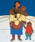 Живопись | Stéphane Delaprée | Happy Inuit Mother