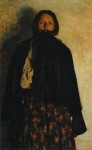 Живопись | Филипп Малявин | Крестьянка, закрывающая свиткой рот, 1894