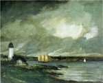 Живопись | Роберт Генри | Pequot Light House, Connecticut Coast, 1902