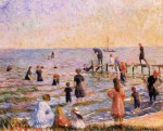 Живопись | Уильям Джеймс Глакенс | Bathing at Bellport, Long Island, 1912