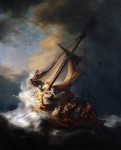 Живопись | Рембрант | Христос во время шторма на море Галилейском, 1633