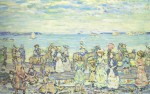Живопись | Морис Брэзил Прендергаст | Opal Sea, 1903-10