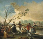 Живопись | Франсиско Гойя | Танцы на берегу реки Мансанарес