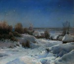 Живопись | Иван Вельц | Украинская ночь. Зима, 1898
