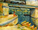 Живопись | Винсент ван Гог | Мост через Сену, 1887