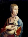 Живопись | Леонардо да Винчи | Дама с горностаем, 1490