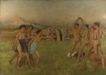 Живопись | Эдгар Дега | Юные Спартанцы Тренируются, 1860