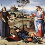 Живопись | Рафаэль Санти | Сон рыцаря, 1504