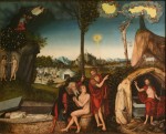 Живопись | Лукас Кранах Старший | Закон И Благодать, 1529