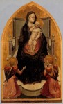 Живопись | Мазаччо | Триптих св. Ювеналия. Мадонна с младенцем