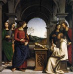 Живопись | Перуджино | Видение святого Бернара, 1493