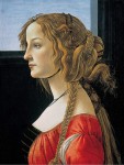 Живопись | Сандро Боттичелли | Портрет молодой женщины, около 1476-80