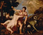 Живопись | Тициан Вечеллио | Венера и Адонис, 1554