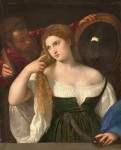 Живопись | Тициан Вечеллио | Женщина перед зеркалом, около 1515