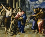 Живопись | Эль Греко | Христос исцеляет слепого, 1570-75