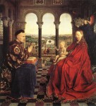 Живопись_Ян ван Эйк_Мадонна канцлера Ролена, 1435