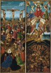 Живопись | Ян ван Эйк | Распятие и Страшный суд (диптих), 1420-25