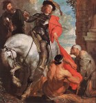 Живопись | Антонис ван Дейк | Святой Мартин и нищие, 1620-21