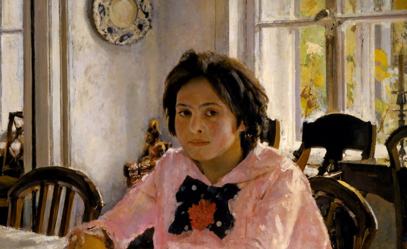 Валентин Серов.              Девочка с персиками