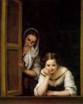 Живопись | Мурильо | Девушки у окна, 1670