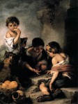 Живопись | Мурильо | Дети, играющие в кости, 1665-75