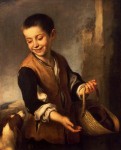 Живопись | Мурильо | Мальчик с Собакой, 1655-60