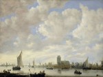 Живопись | Ян ван Гойен | Вид на Мерведе под Дордрехтом, около 1645