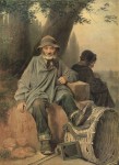 Живопись | Василий Перов | Парижские тряпичники, 1864