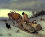 Живопись | Василий Перов | Проводы покойника, 1866