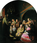 Живопись | Василий Перов | Проповедь в селе, 1861