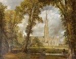 Живопись | Джон Констебл | Вид на Собор в Солсбери из Епископского Сада, 1823