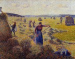 Живопись | Камиль Писсарро | Заготовка сена в Эраньи, 1877