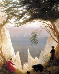 Живопись | Каспар Давид Фридрих | Меловые скалы на острове Рюген, 1818