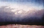Живопись | Каспар Давид Фридрих | Монах у моря, 1808-10