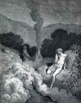Иллюстрация | Гюстав Доре | Библия | Каин и Авель, приносящие Жертвы