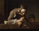 Живопись | Жан-Батист Симеон Шарден | Мыльный пузырь, 1734