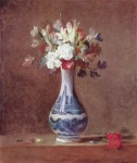 Живопись | Жан-Батист Симеон Шарден | Цветы в сине-белой вазе, 1760-63