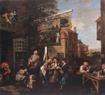 Живопись | Уильям Хогарт | Выборы в парламент | Агитация, 1753-54