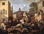 Живопись | Уильям Хогарт | Выборы в парламент | Триумф избранных в парламент, 1753-54