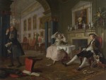 Живопись | Уильям Хогарт | Модный брак | Вскоре после свадьбы, 1743-45