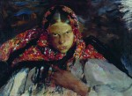 Живопись | Филипп Малявин | Крестьянская девушка, 1910-е