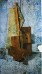Скульптура | Владимир Татлин | Голубой контррельеф, 1914 Дерево, металл, кожа, окраска