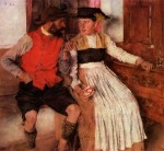 Живопись | Вильгельм Лейбль | В крестьянской горнице, 1890