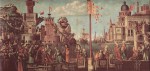 Живопись | Витторе Карпаччо | Встреча св. Эферия со св. Урсулой и отъезд паломников, 1498