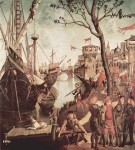 Живопись | Витторе Карпаччо | Прибытие св. Урсулы во время осады Кельна, 1498