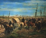 Живопись_Джованни Фаттори_Итальянскии лагерь в битве при Мадженте, 1862